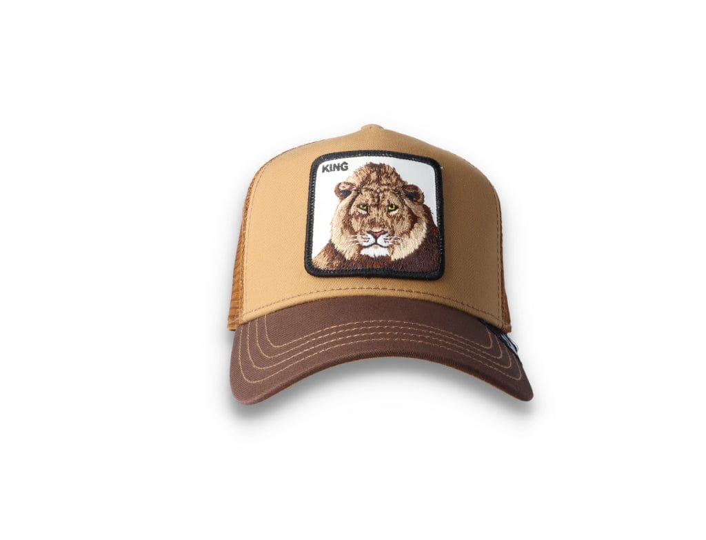 Goorin Trucker Cap The King Lion Brown - LOKK