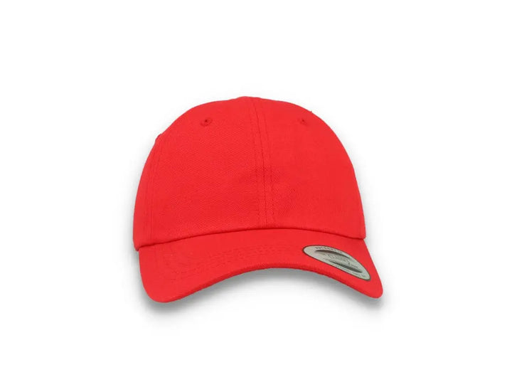 Red Dad Cap Low Profile Cotton Twill - Yupoong 6245CM - LOKK
