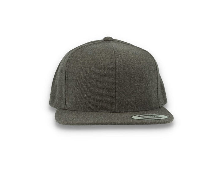 Dark Heather Grey/Dark Grey Snapback Cap - Yupoong 6089M - LOKK