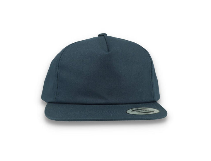 Yupoong 6502 Unstructured 5-Panel Snapback Cap Navy - LOKK
