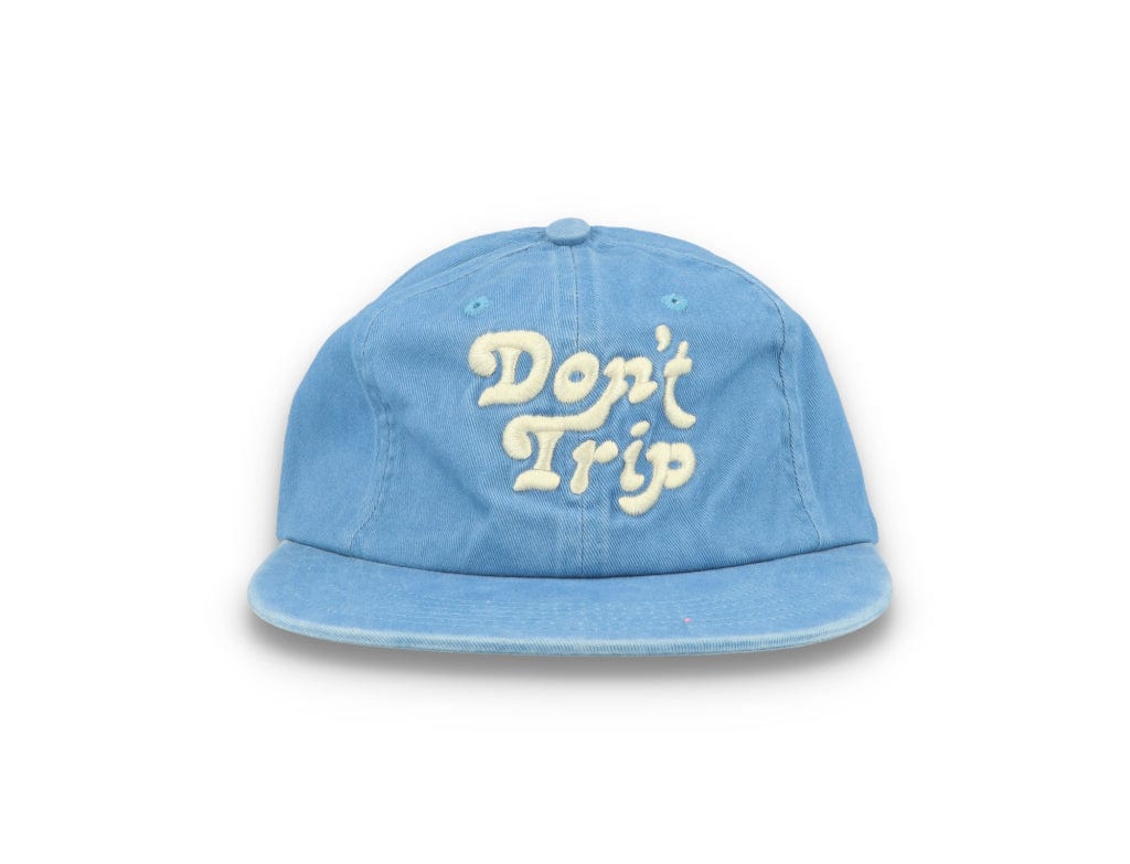 Free & Easy Don't Trip Strapback Hat Washed Light Blue - LOKK