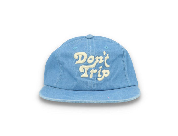 Free & Easy Don't Trip Strapback Hat Washed Light Blue - LOKK