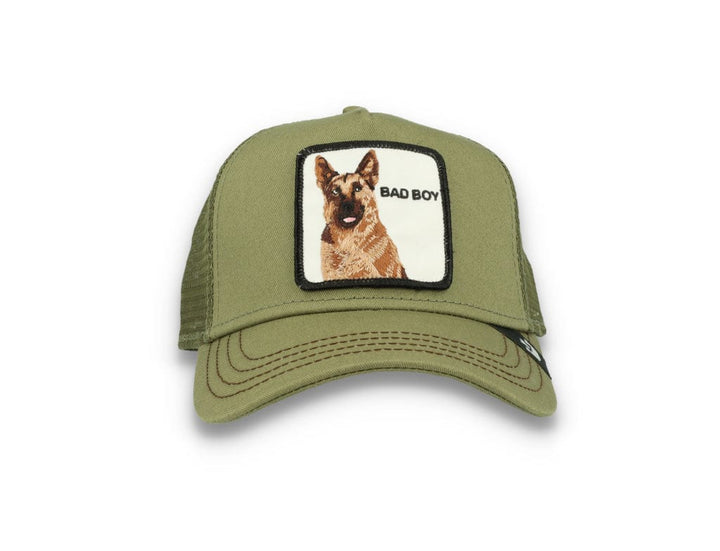 Goorin Trucker Cap The Bad Boy Olive - LOKK