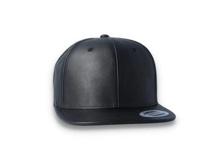 Yupoong Snapback Full Leather 6089FL Black - LOKK