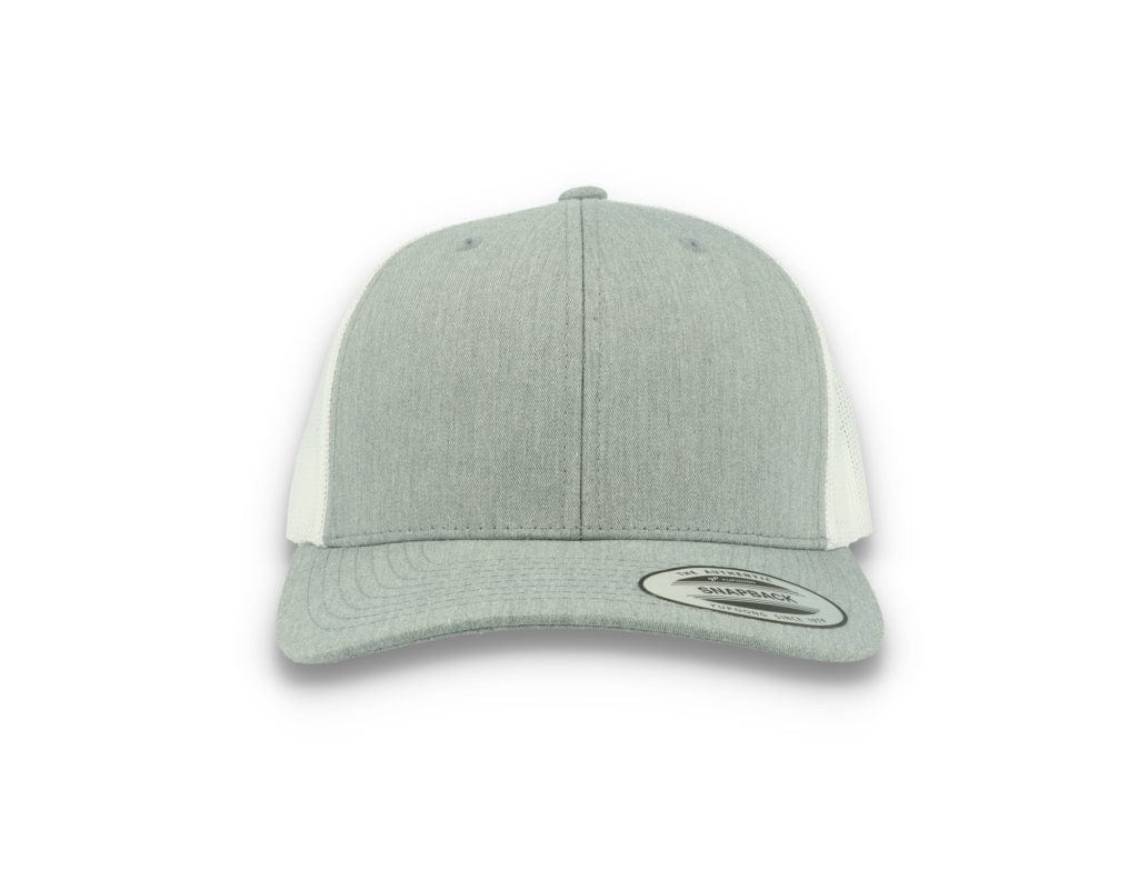 Flexfit 6606T Retro Trucker Heather Grey/White - LOKK