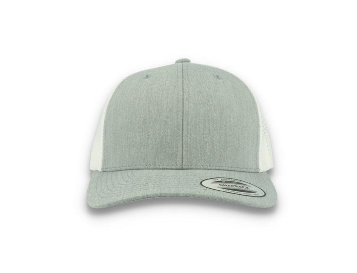 Flexfit 6606T Retro Trucker Heather Grey/White - LOKK