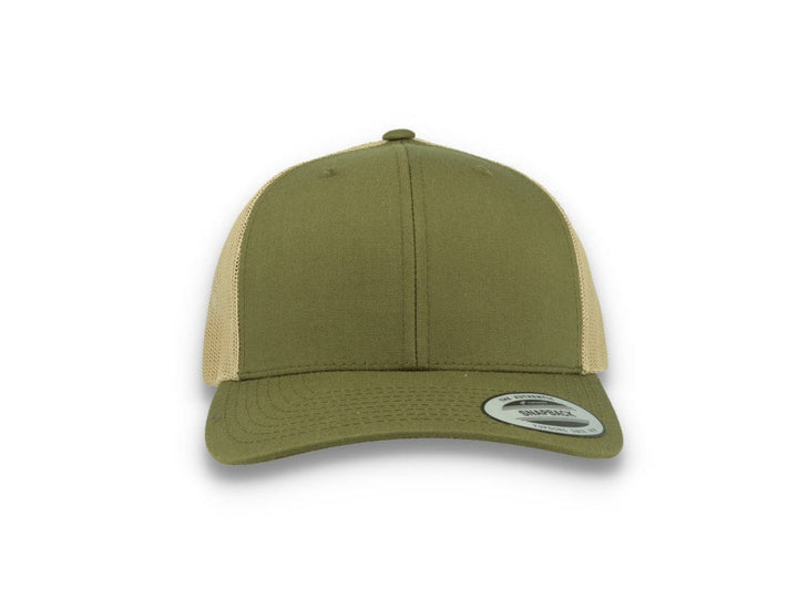Flexfit 6606T Retro Trucker Moss Green/Khaki - LOKK