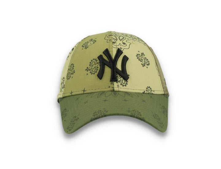9FORTY Paisley Print NY Yankees Olive - LOKK
