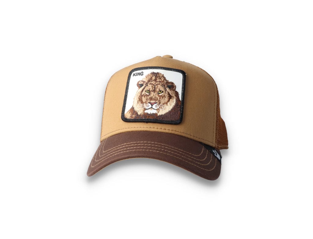 Goorin Trucker Cap The King Lion Brown - LOKK