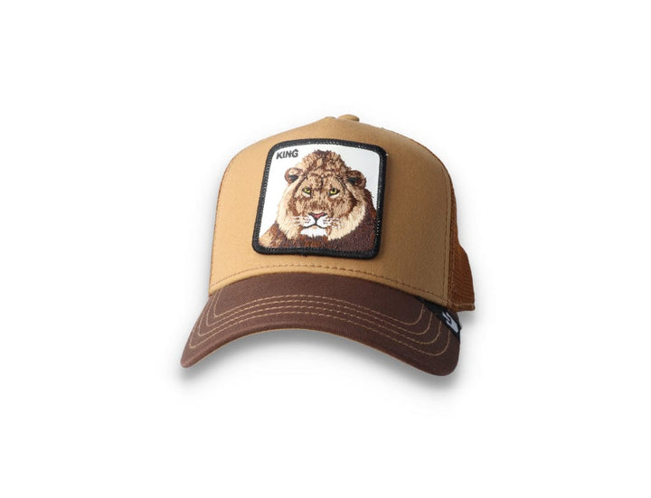 Goorin Trucker Cap The King Lion Brown - LOKK