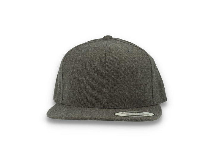 Dark Heather Grey/Dark Grey Snapback Cap - Yupoong 6089M - LOKK