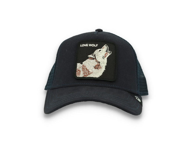 Goorin Trucker Cap The Lone Wolf Navy - LOKK