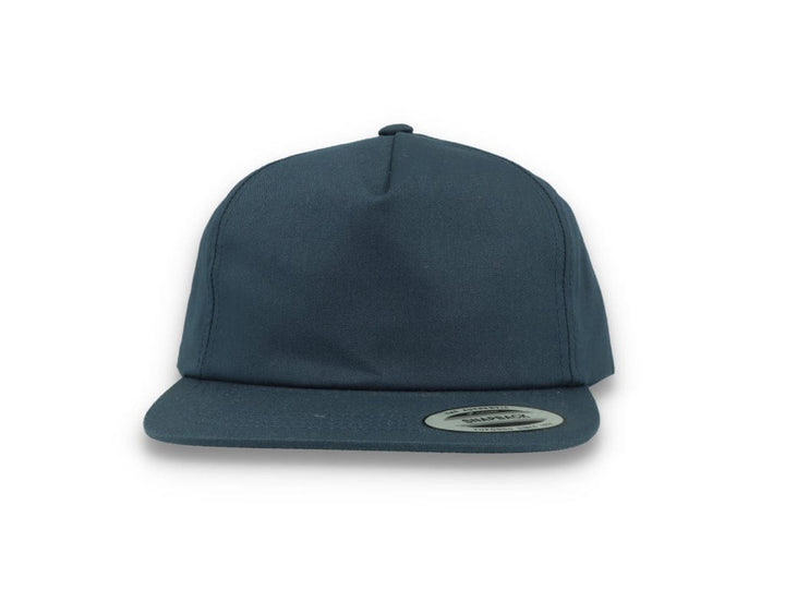 Yupoong 6502 Unstructured 5-Panel Snapback Cap Navy - LOKK