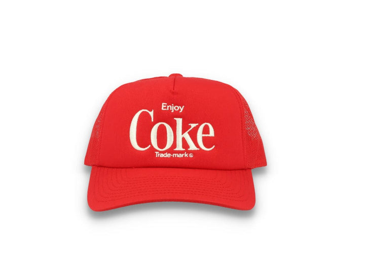 Coca-Cola Enjoy Trucker Cap Coke Red - LOKK