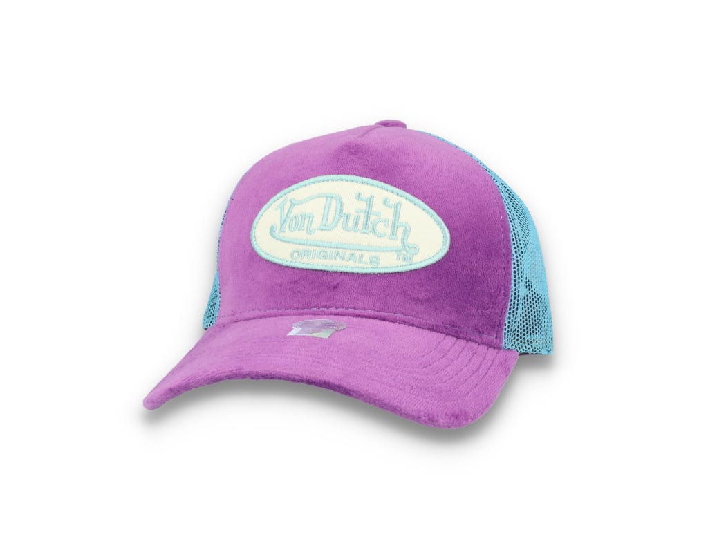 Von Dutch Trucker Cap Velvet Lilac/Blue - LOKK