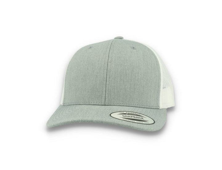 Flexfit 6606T Retro Trucker Heather Grey/White - LOKK
