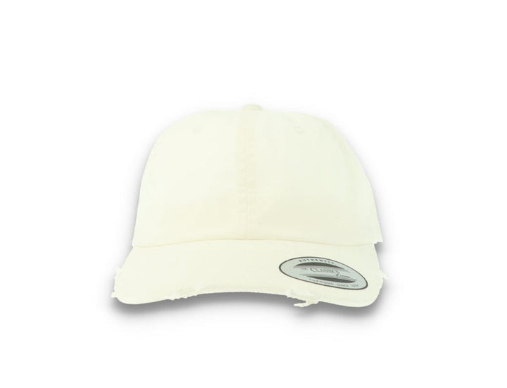 Low Profile Destroyed Cap White 6245DC - LOKK