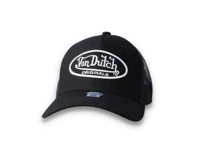 Von Dutch Trucker Cap Black/Black/White