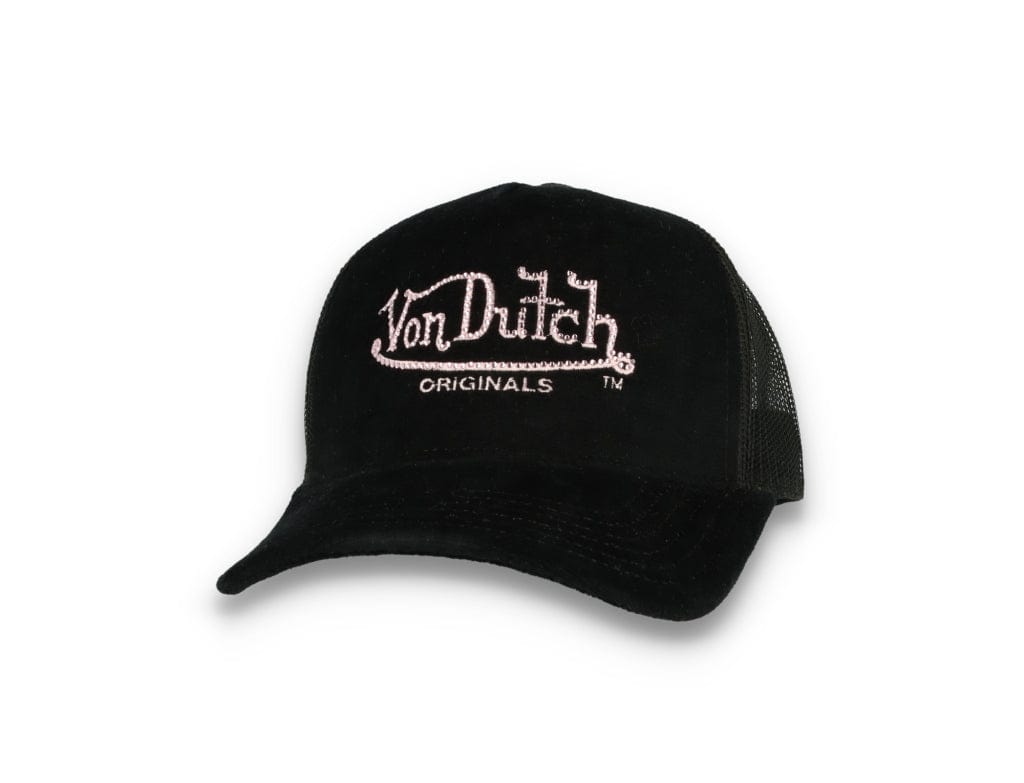 Von Dutch Trucker Cap Miami Velvet Black/Black - LOKK