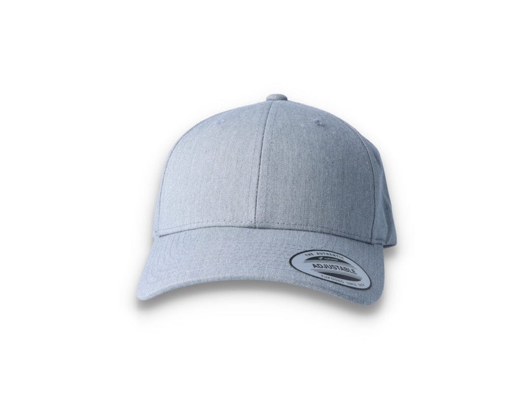 Curved Baseball Cap Snapback Heather Grey - Yupoong 7706 - LOKK