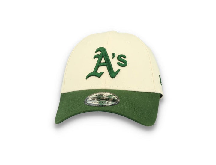 9FORTY MLB Oakland Athletics Off White/Dark Green - LOKK