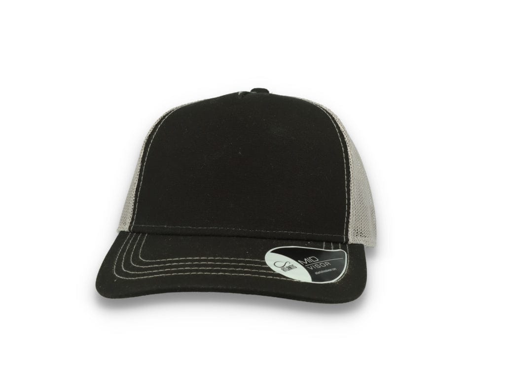 Trucker Cap Black/Grey Atlantis Rapper Canvas - LOKK