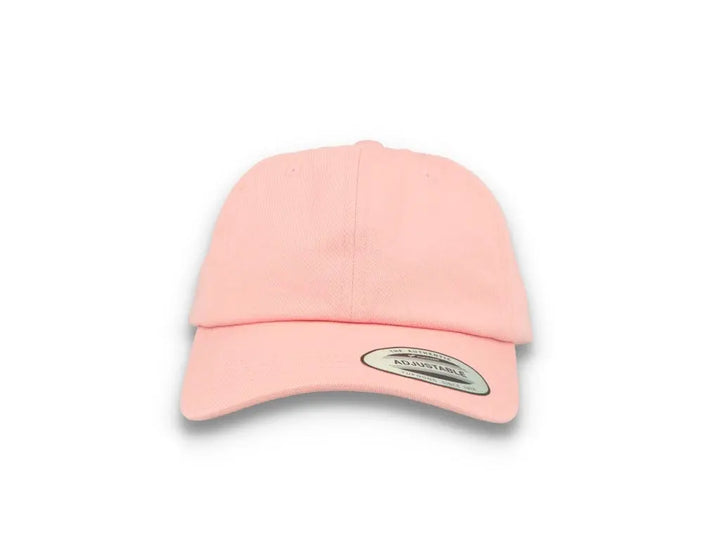 Pink Dad Cap Low Profile Cotton Twill - Yupoong 6245CM - LOKK