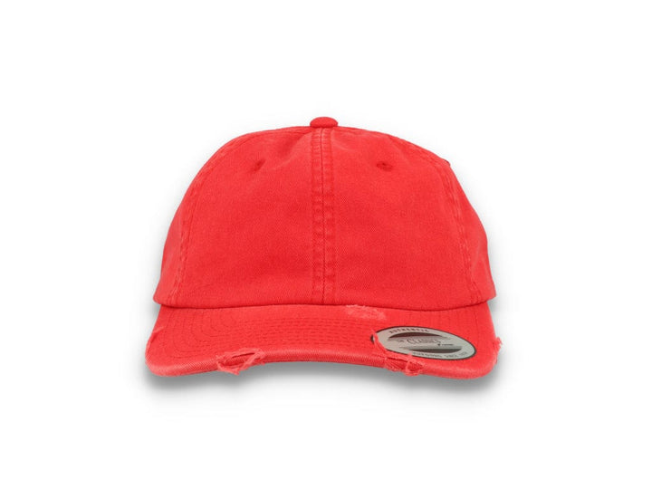 Low Profile Destroyed Cap Red 6245DC - LOKK
