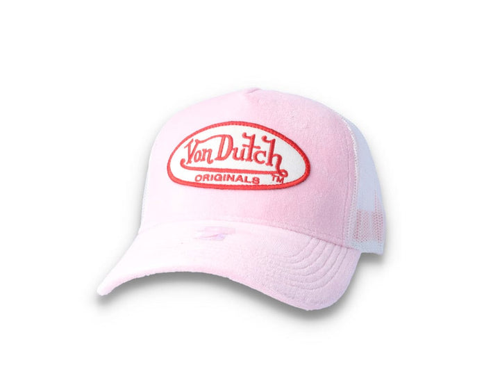 Von Dutch Trucker Cap Velvet Rose/White - LOKK