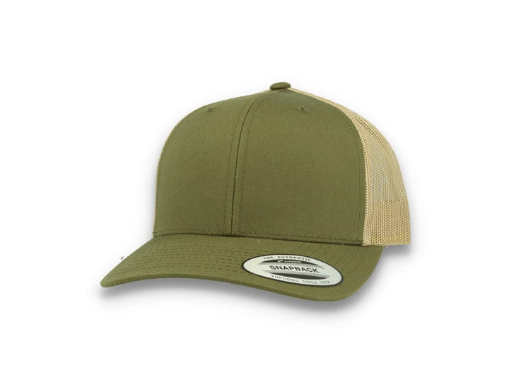 Flexfit 6606T Retro Trucker Moss Green/Khaki - LOKK