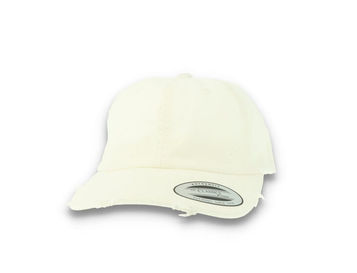 Low Profile Destroyed Cap White 6245DC - LOKK