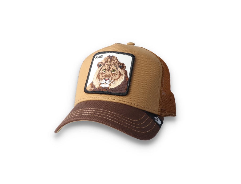 Goorin Trucker Cap The King Lion Brown - LOKK