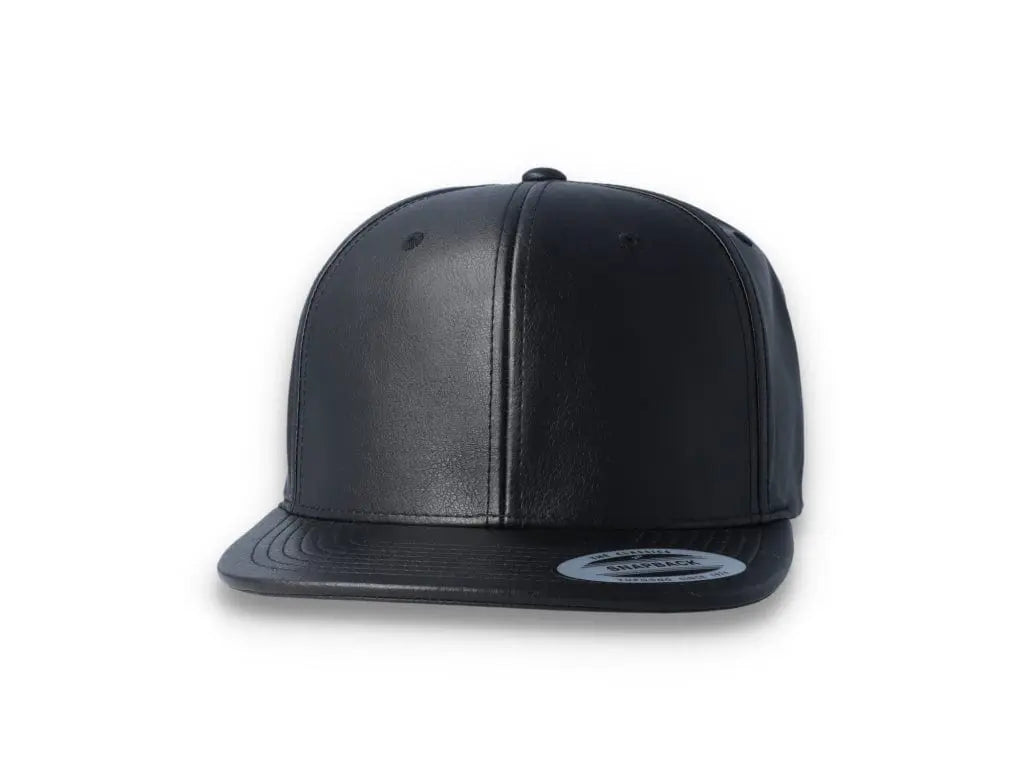 Yupoong Snapback Full Leather 6089FL Black Yupoong