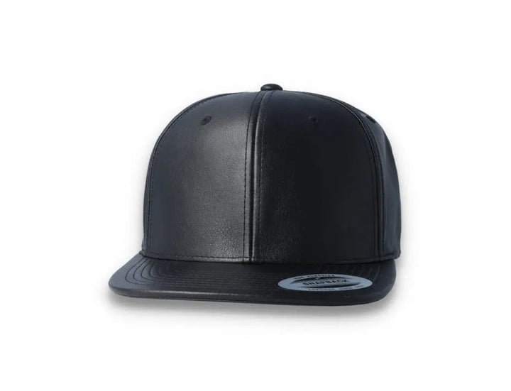 Yupoong Snapback Full Leather 6089FL Black Yupoong