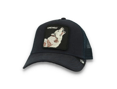 Goorin Trucker Cap The Lone Wolf Navy