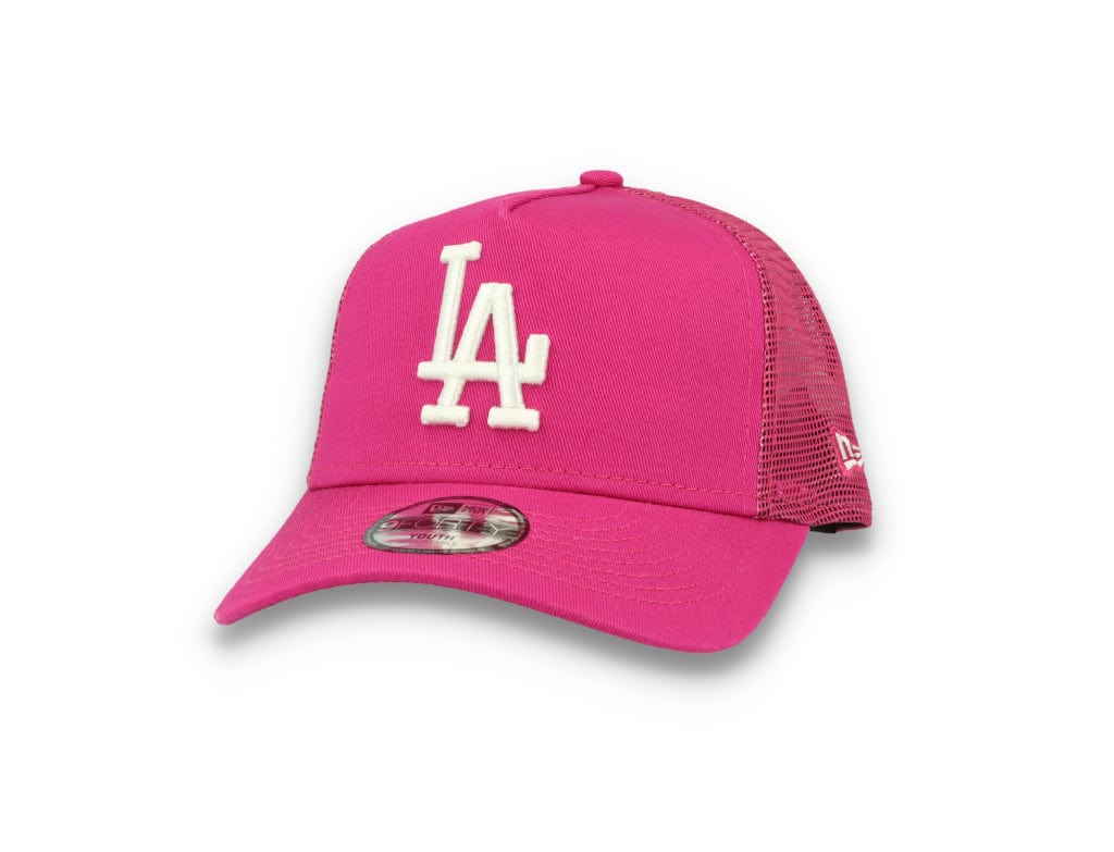 Kids Trucker Cap Tonal Mesh LA Dodgers Pink