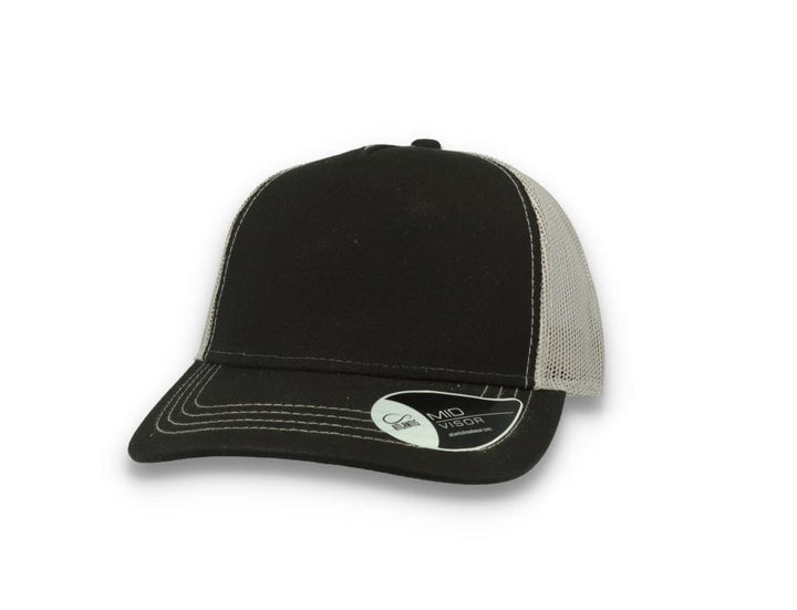 Trucker Cap Black/Grey Atlantis Rapper Canvas - LOKK