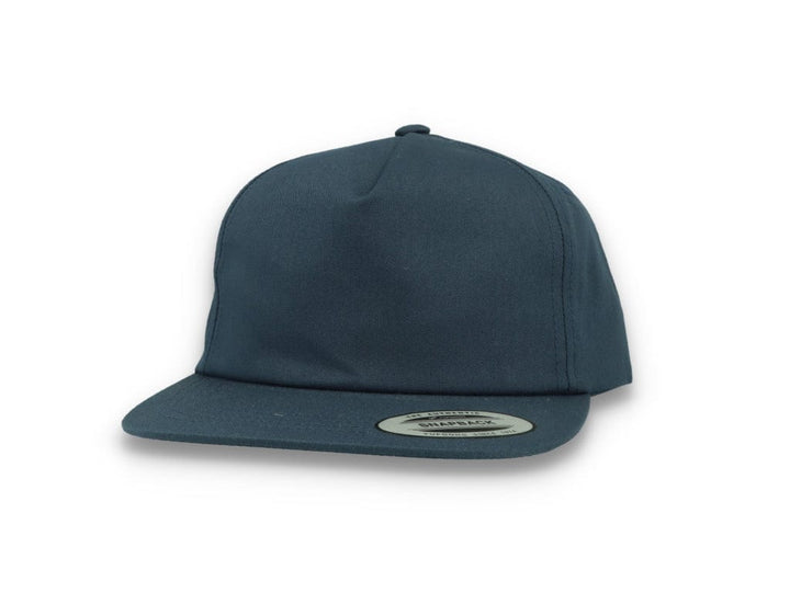 Yupoong 6502 Unstructured 5-Panel Snapback Cap Navy - LOKK