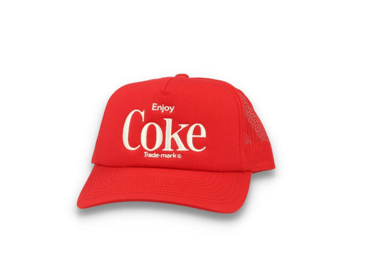 Coca-Cola Enjoy Trucker Cap Coke Red - LOKK