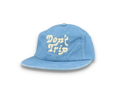 Free & Easy Don't Trip Strapback Hat Washed Light Blue