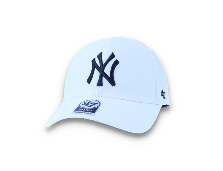 Cap New York Yankees White/Black MLB MVP Wool - LOKK