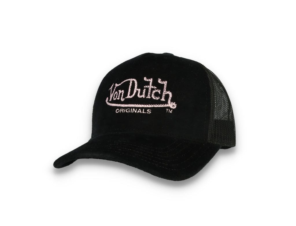 Von Dutch Trucker Cap Miami Velvet Black/Black - LOKK