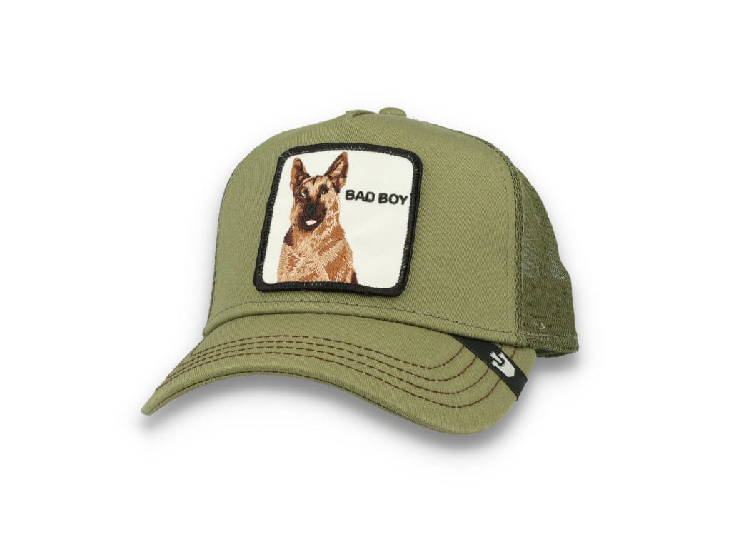 Goorin Trucker Cap The Bad Boy Olive - LOKK
