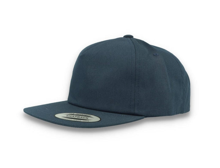 Yupoong 6502 Unstructured 5-Panel Snapback Cap Navy - LOKK