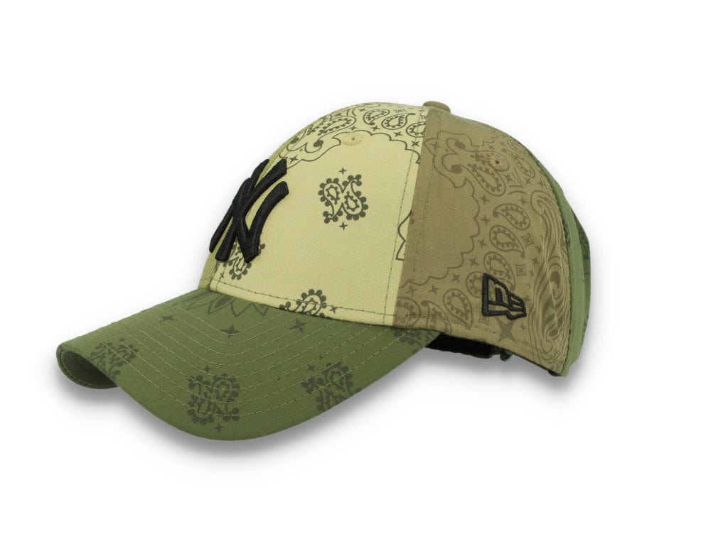9FORTY Paisley Print NY Yankees Olive - LOKK