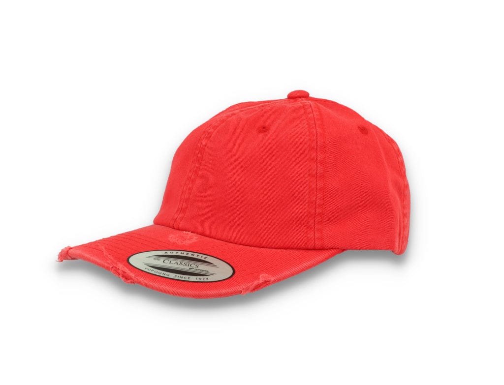 Low Profile Destroyed Cap Red 6245DC - LOKK