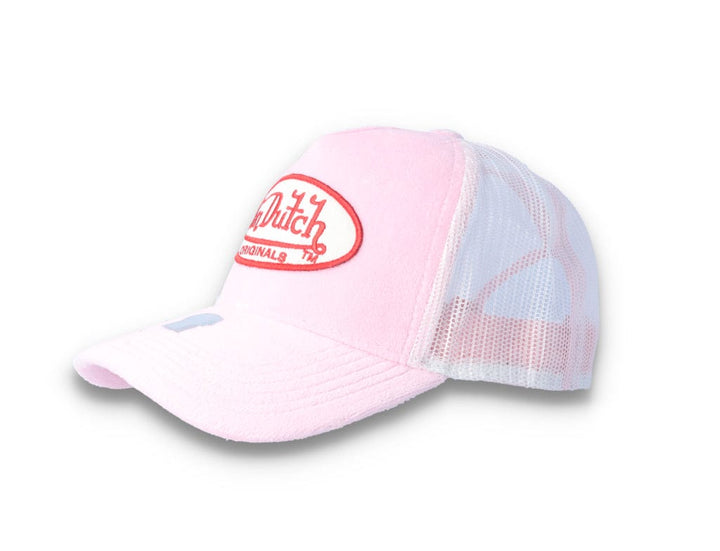 Von Dutch Trucker Cap Velvet Rose/White - LOKK