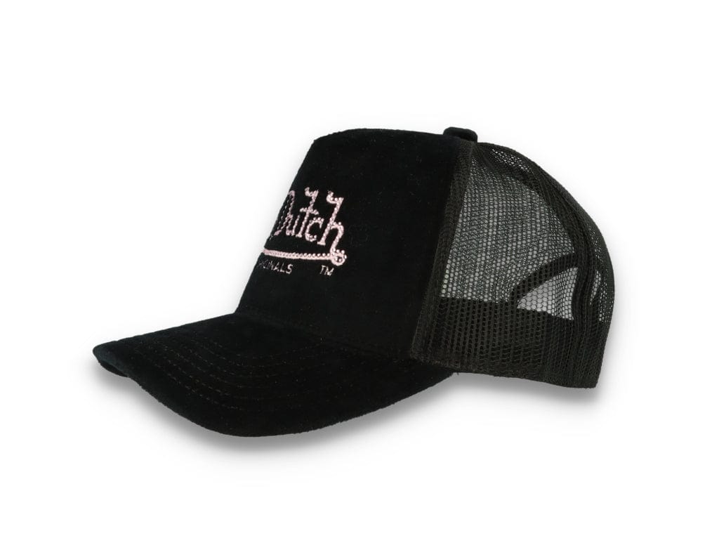 Von Dutch Trucker Cap Miami Velvet Black/Black - LOKK