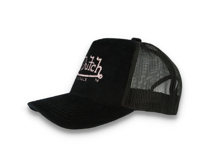 Von Dutch Trucker Cap Miami Velvet Black/Black - LOKK