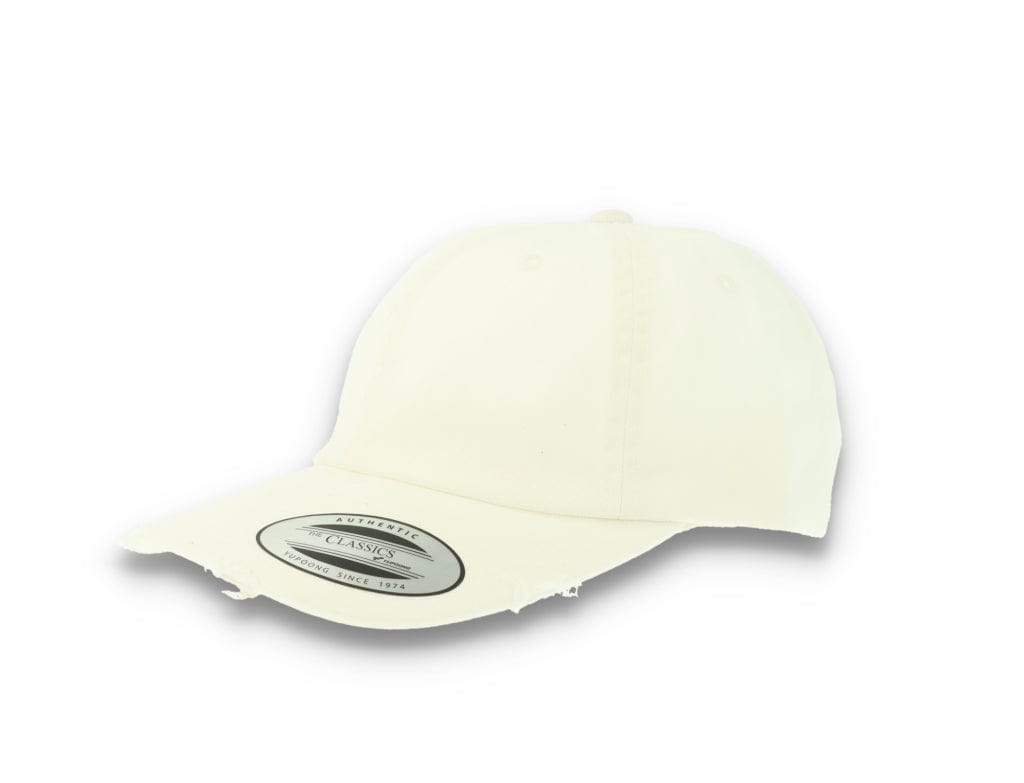 Low Profile Destroyed Cap White 6245DC - LOKK